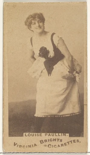 Louise Paullin, from the Actors and Actresses series (N45, Type 1) for Virginia Brights Cigarettes