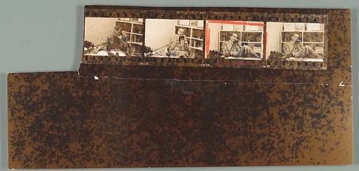 [4 Portraits of Unidentified Man at Desk]