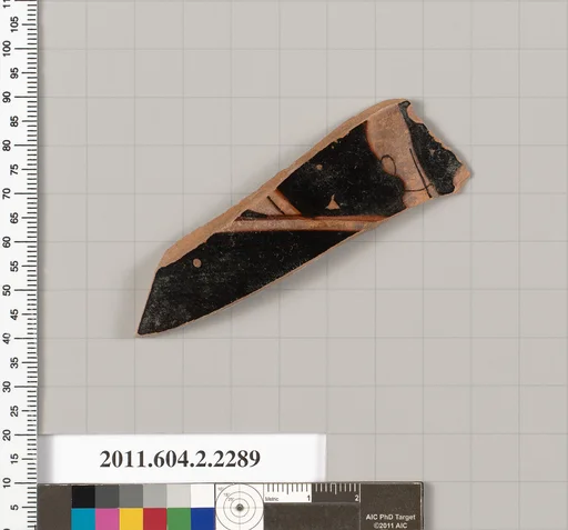 Terracotta fragment of a column-krater (bowl for mixing wine and water)?