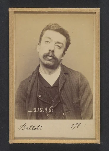 Belloti. Louis. 28 ans, né à Turin. Camelot. Anarchiste. 18/3/94.