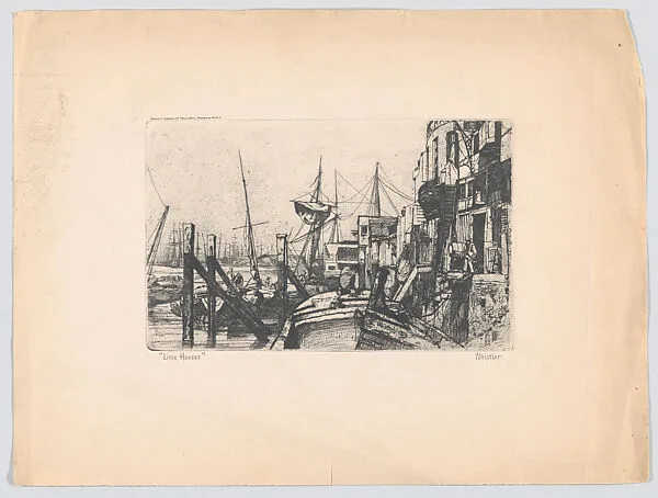 Lime Houses — James McNeill Whistler|Brown & Bigelow