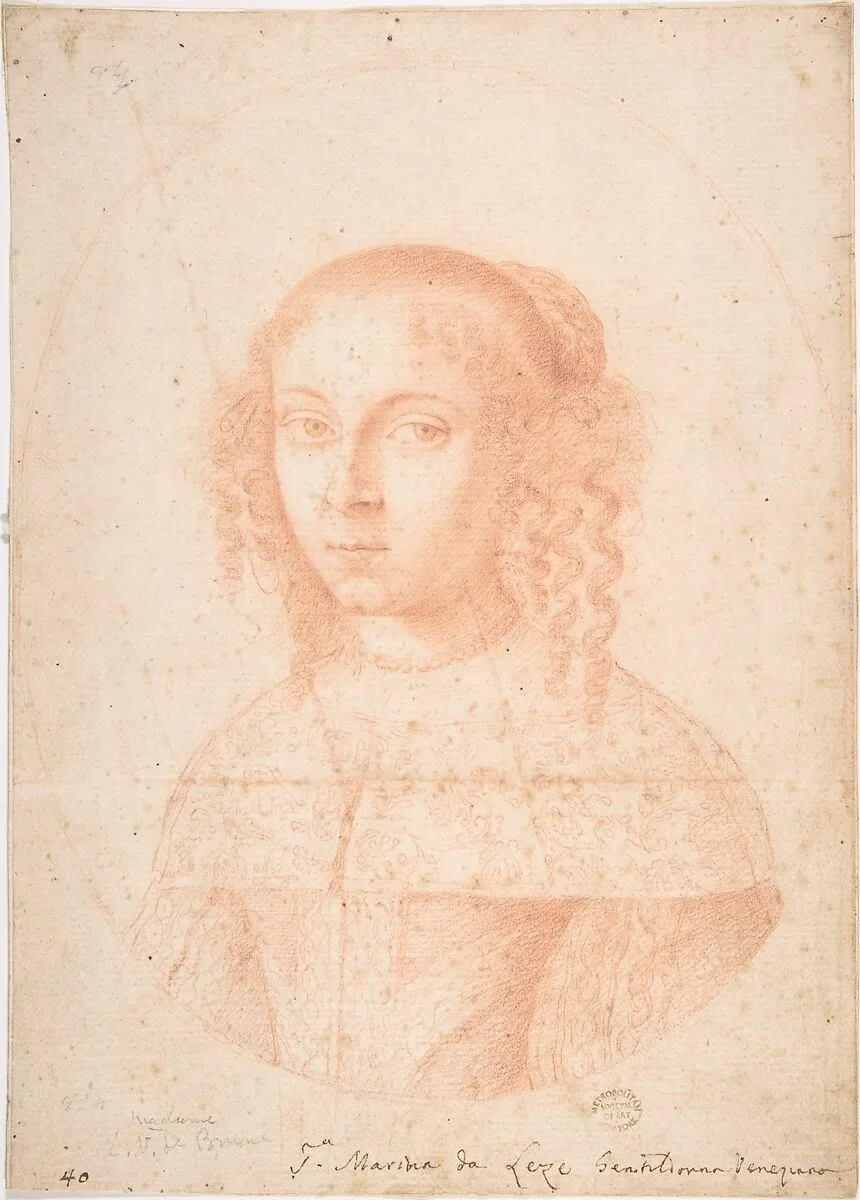 Portrait of a Woman — Anonymous, Italian, Roman-Bolognese, 17th century