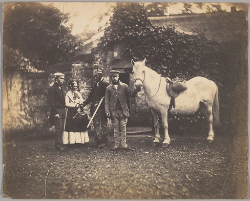 [Rural Group with Horse]