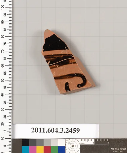 Terracotta fragment of a kylix (drinking cup)