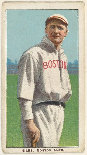 Niles, Boston, American League, from the White Border series (T206) for the American Tobacco Company