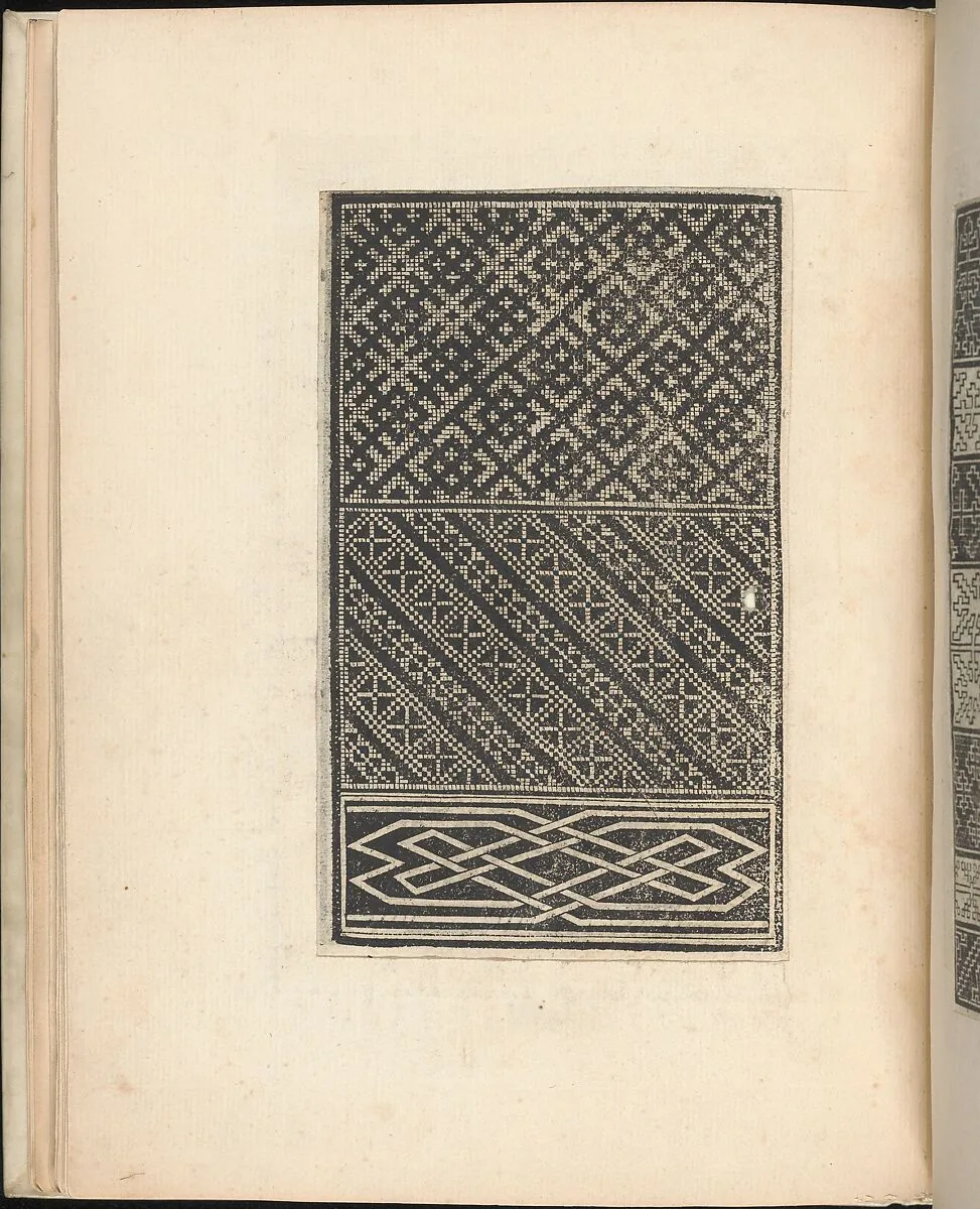 Esemplario di lavori, page 9 (verso) — Nicolò Zoppino