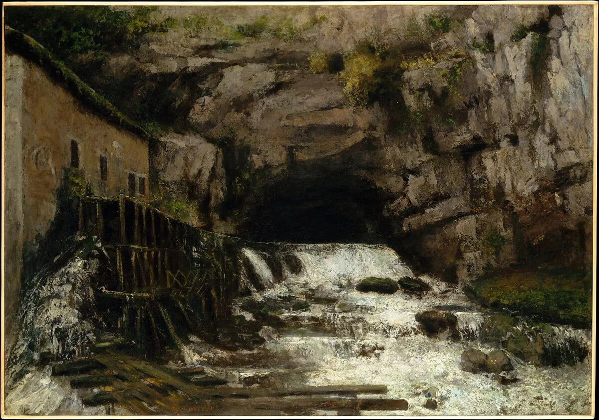 The Source of the Loue — Gustave Courbet