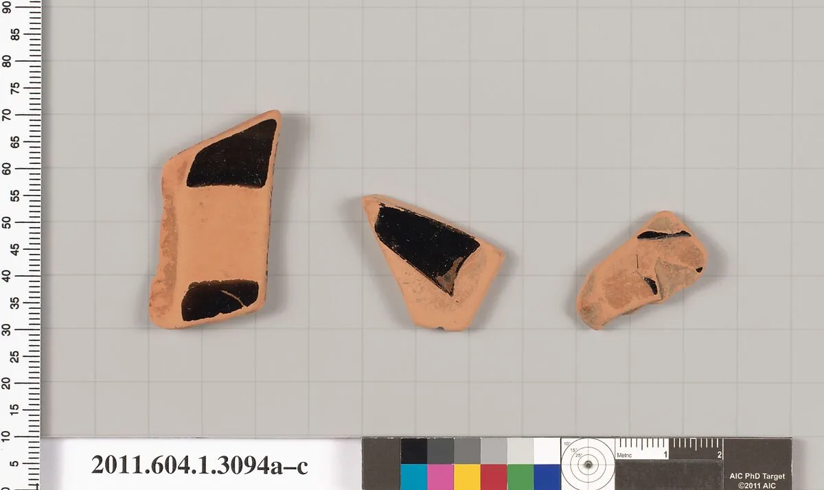 Terracotta fragments of kylikes (drinking cups) — Unknown