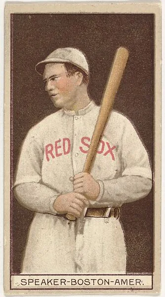 Tristam Speaker, Boston, American League, from the Brown Background series (T207) for the American Tobacco Company — American Tobacco Company