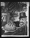 [Detail of J.P. Morgan from "The Civil War" Panel of Diego Rivera's Mural for the New Worker's School, New York City]