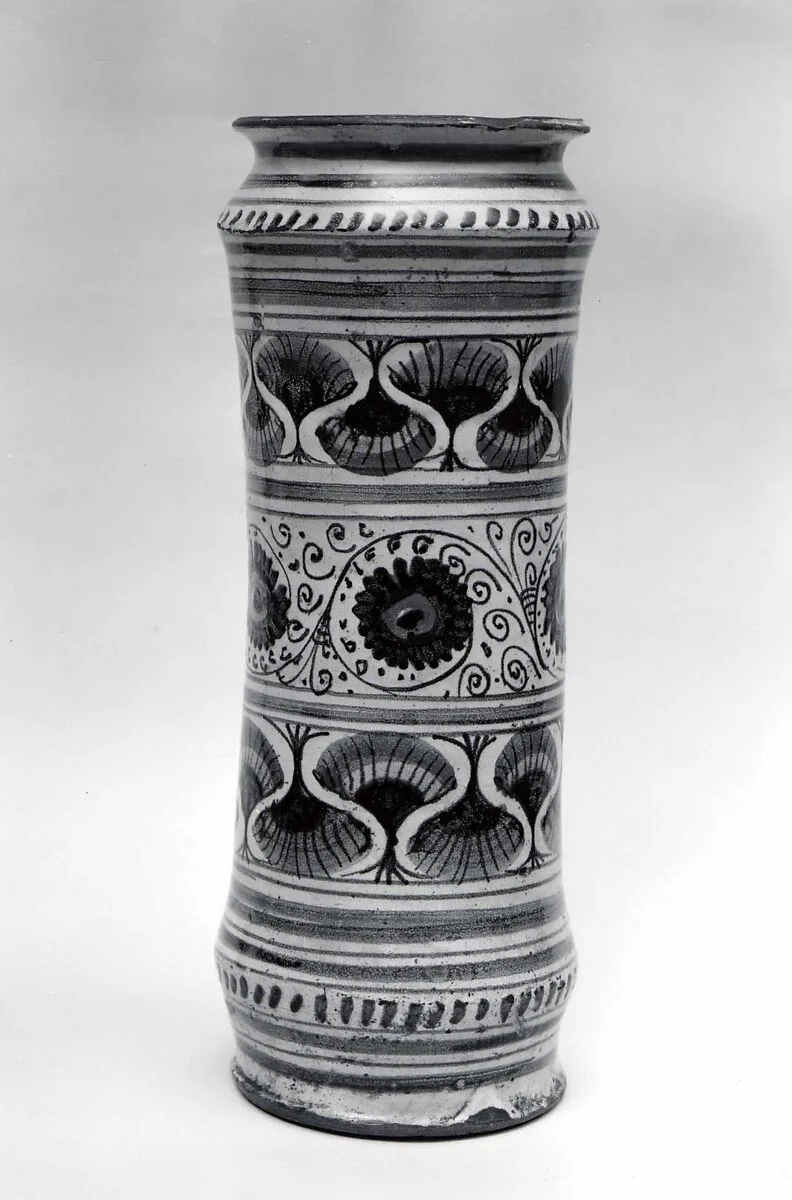 Apothecary jar (albarello) — Unknown