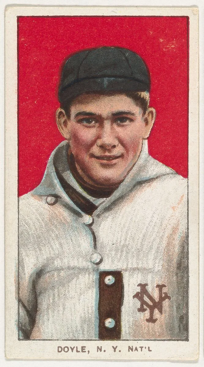 Doyle, New York, National League, from the White Border series (T206) for the American Tobacco Company — American Tobacco Company