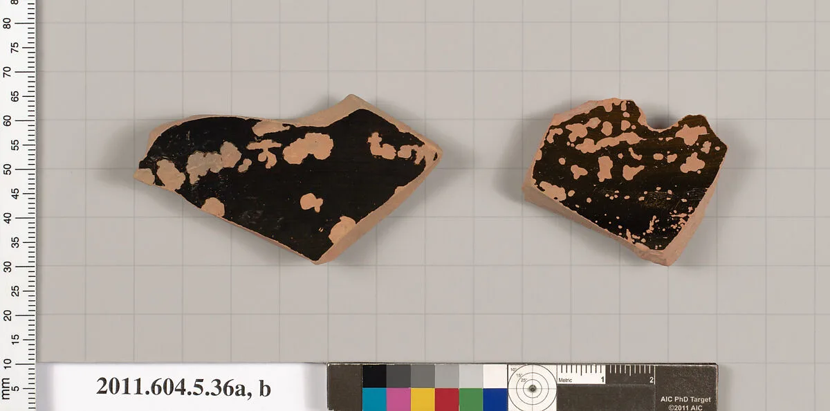 Terracotta fragments of kylikes (drinking cups) — Unknown