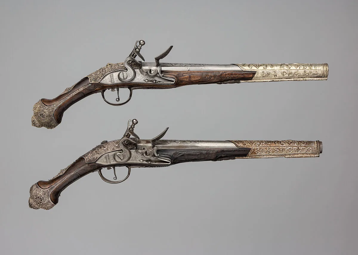 Pair of Flintlock Pistols — Unknown