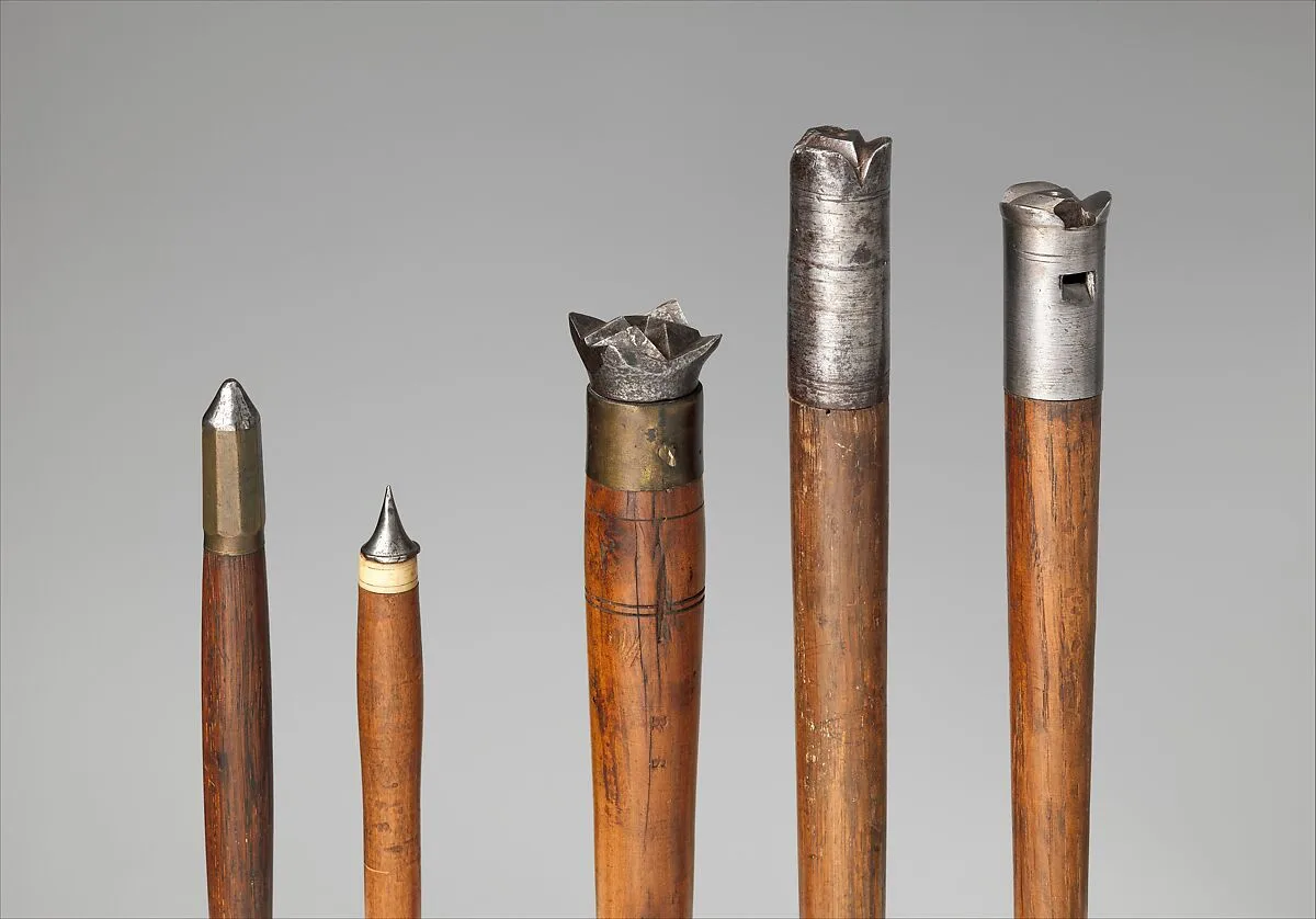 Six Crossbow Bolts — Unknown