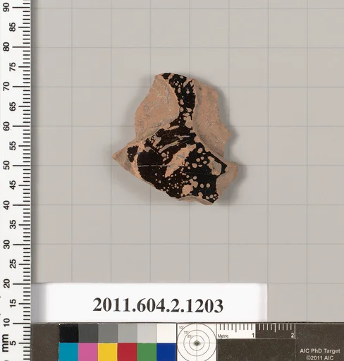 Terracotta fragment from a closed shape