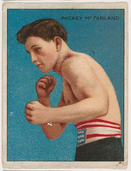 Packey McFarland, from the Champion Pugilists series (T219), issued by Mecca and Hassan Cigarettes — Mecca Cigarettes|Hassan Cigarettes
