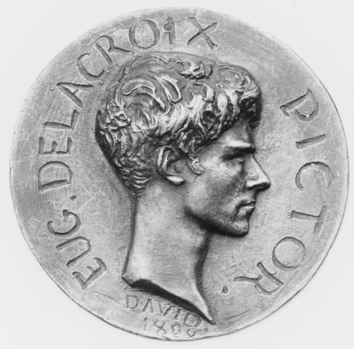 Ferdinand Victor Eugène Delacroix (1798–1863) — Pierre Jean David d'Angers