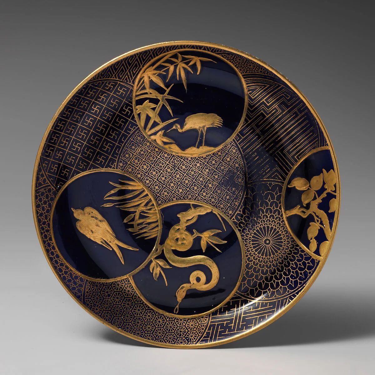 Saucer — Worcester factory