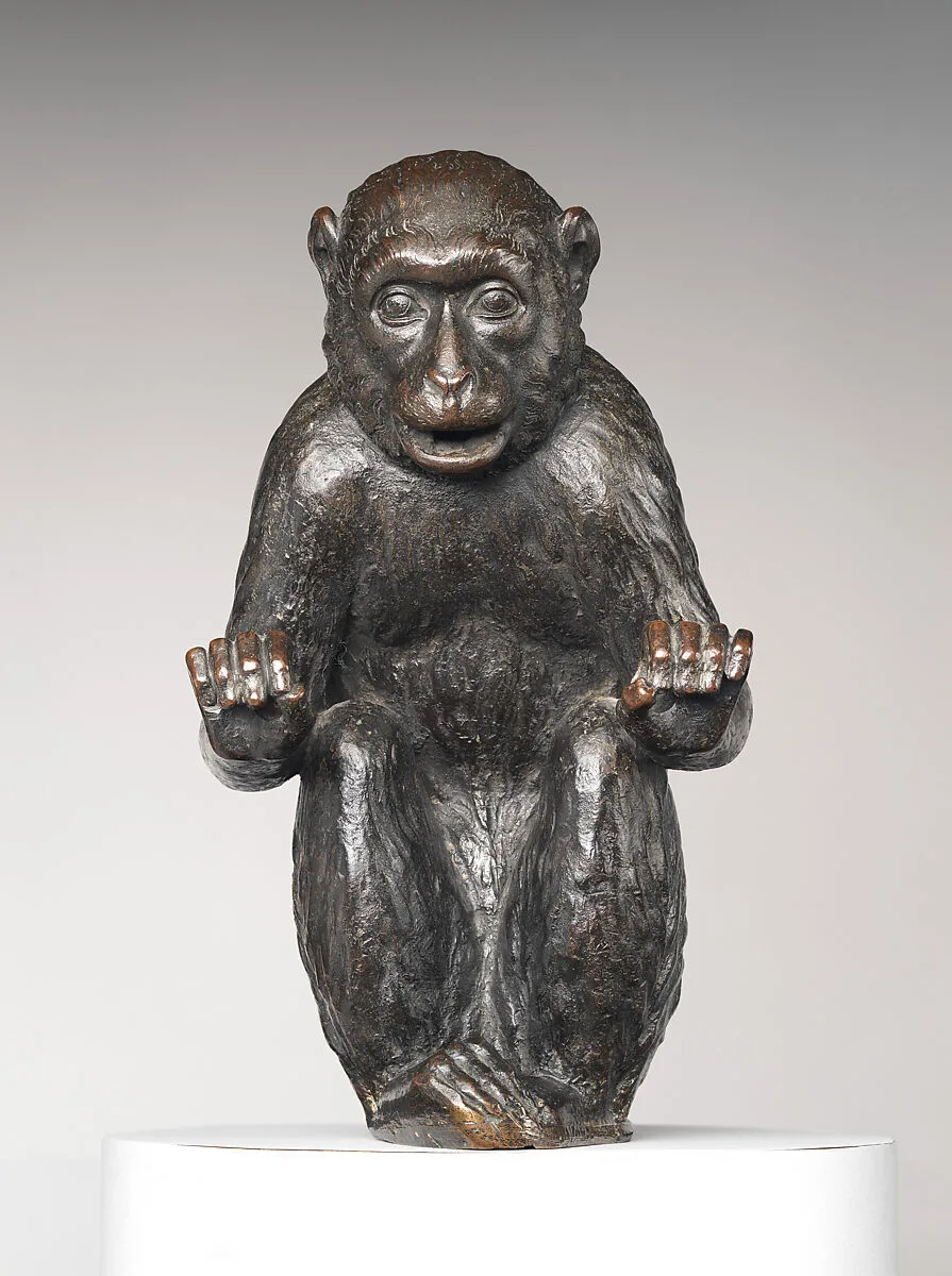 Monkey fountain figure — Caspar Gras