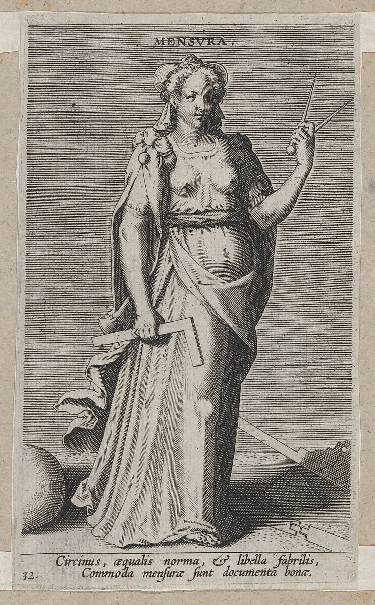 Mensura, from "Proposopographia" — Philips Galle