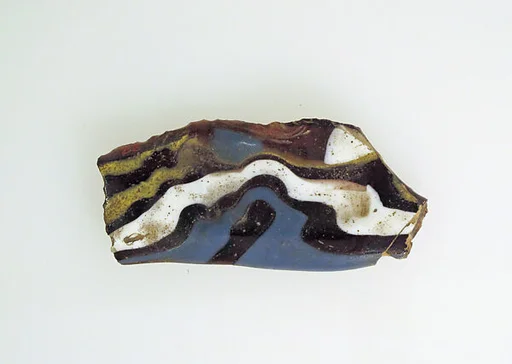Glass mosaic fragment