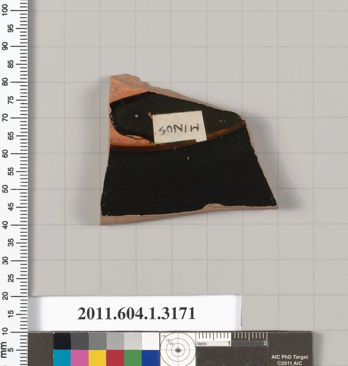 Terracotta fragment of a kylix (drinking cup) — Unknown