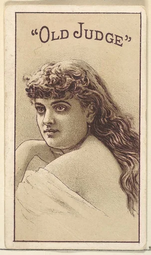 Actress from the Old Judge series (N167) for Old Judge Cigarettes