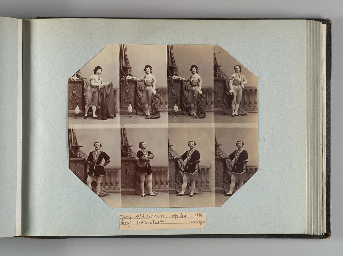 Mlle Simon; Bauchet — André-Adolphe-Eugène Disdéri