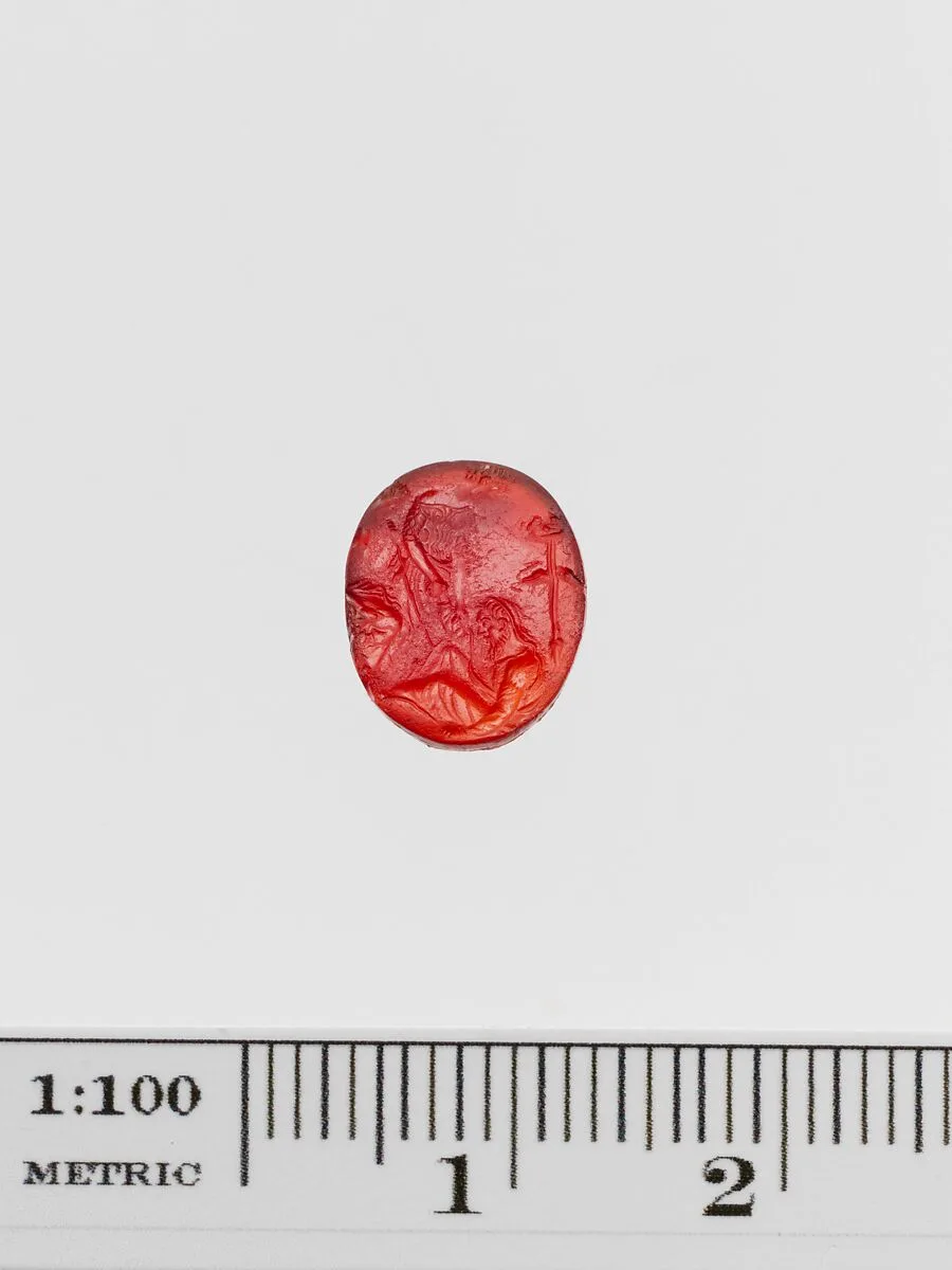 Carnelian ring stone — Unknown