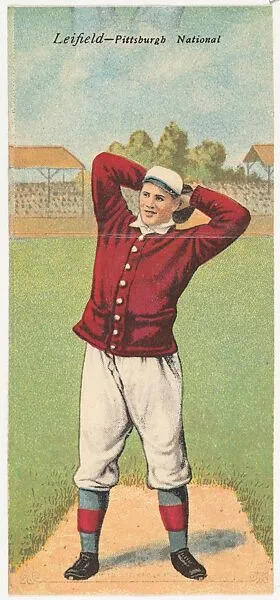 Leifield, Pittsburgh, National League, from the Mecca Double Folder series (T201) — Mecca Cigarettes