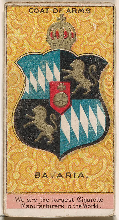 Luitpold, Regent of Bavaria, from the Rulers, Flags, and Coats of Arms series (N126-2) issued by W. Duke, Sons & Co. — W. Duke, Sons & Co.