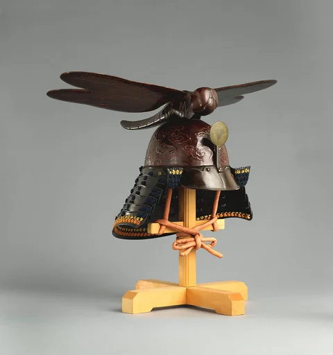 Helmet (<i>Kawari-kabuto</i>) Surmounted by a Dragonfly