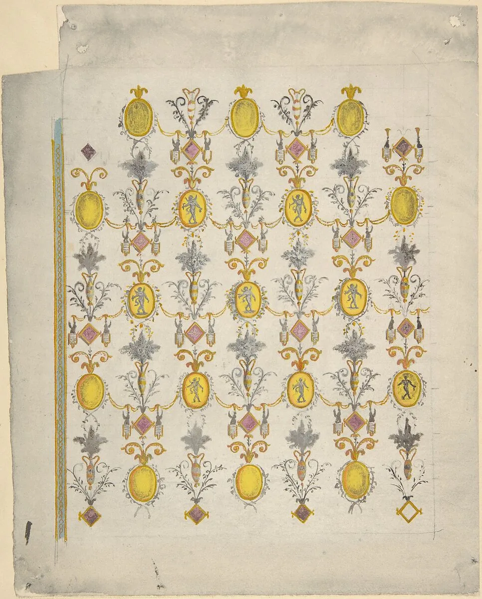 Design for ceiling decoration — Joseph Bonomi