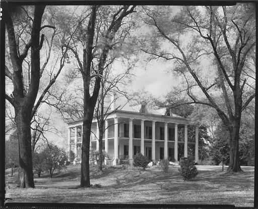 ["Donleith," A Greek Revival House with Ionic Capitals, Natchez, Mississippi]