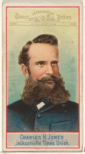 Charles H. Jones, Jacksonville Times Union, from the American Editors series (N1) for Allen & Ginter Cigarettes Brands