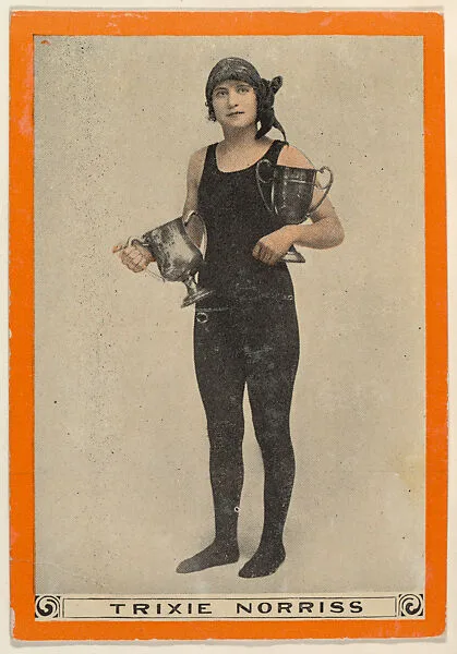 Trixie Norriss, No. 61, Artificial Respiration, from the Champion Women Swimmers series (T221), issued by Pan Handle Scrap — Pan Handle Scrap Company