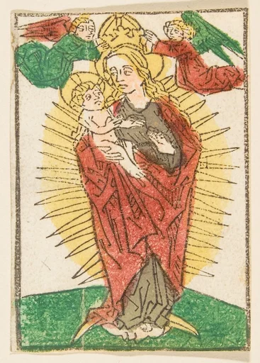 Madonna in Glory Crowned by Angels (Schr. 1113)