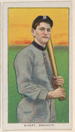 Wheat, Brooklyn, National League, from the White Border series (T206) for the American Tobacco Company