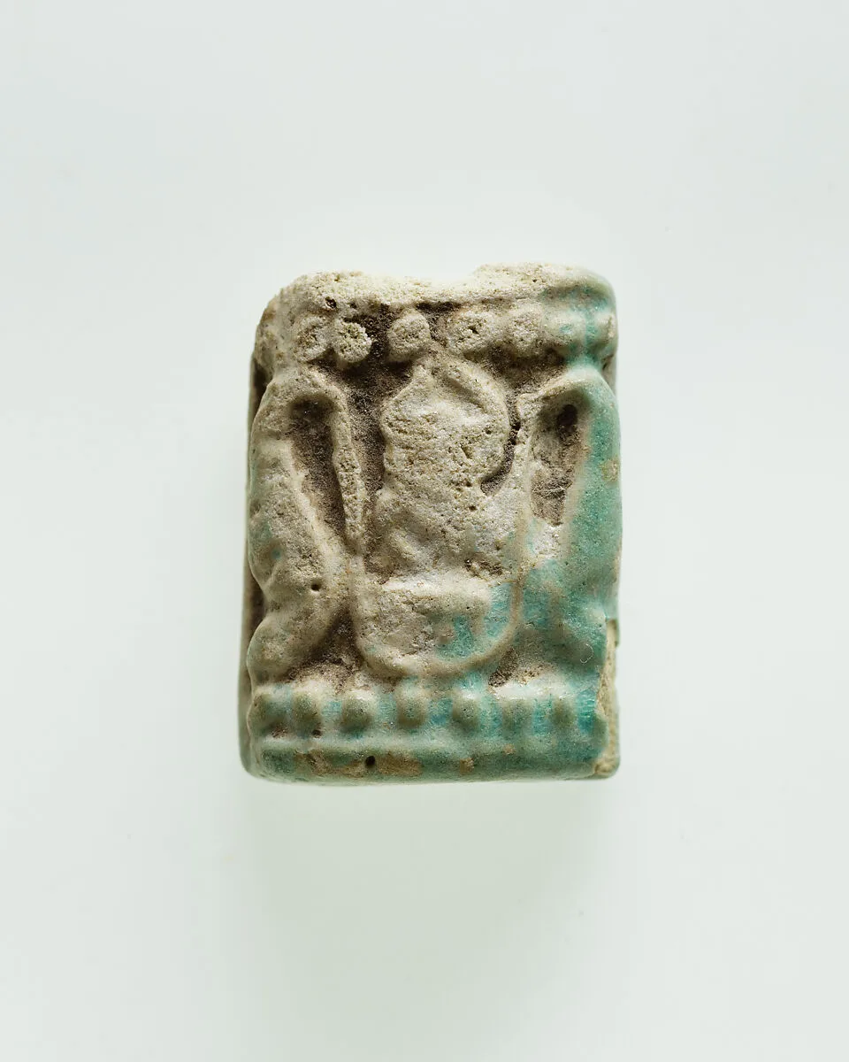 Plaque with winged Re-Harakhty — Unknown