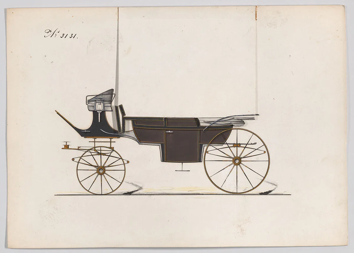 Design for Landau, No. 3131 — Brewster & Co.
