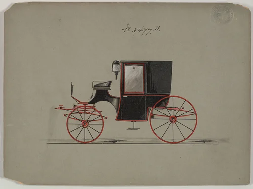 Design for Brougham, no. 3477b