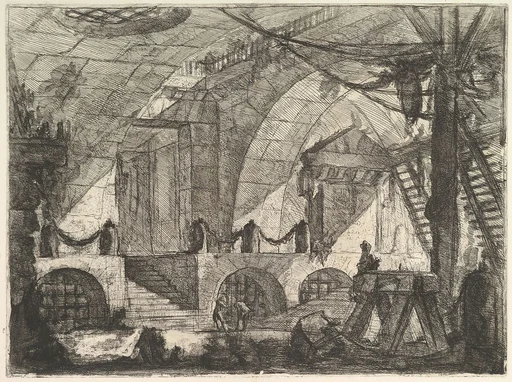 The Sawhorse, from "Carceri d'invenzione" (Imaginary Prisons)