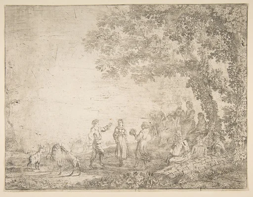 The Country Dance (Large Plate)