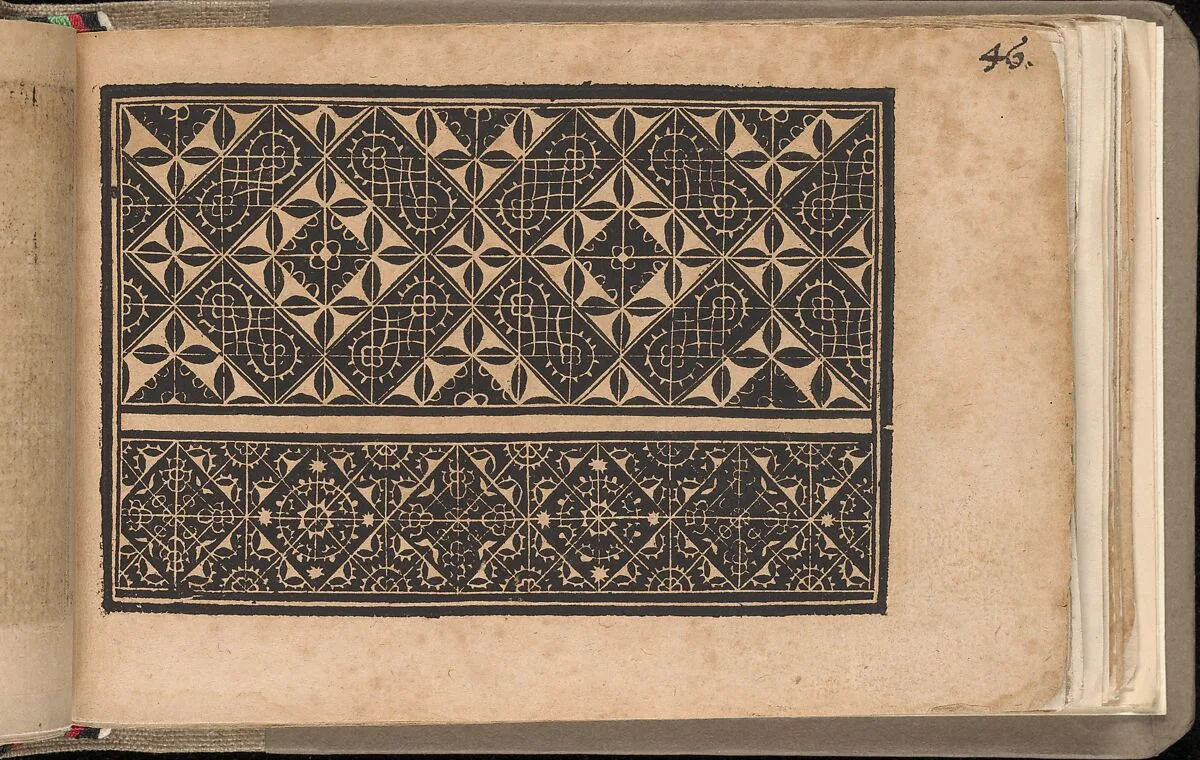 Schön newes Modelbuch (Page 46r) — Sigismundus Latomus