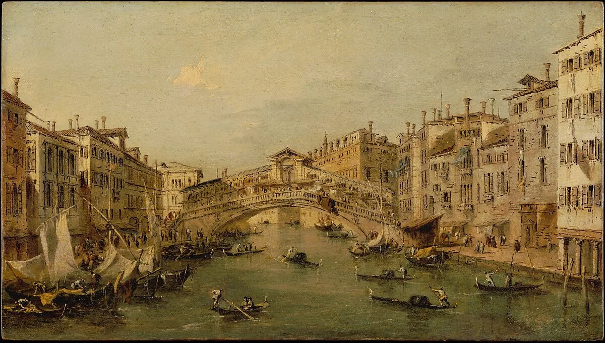 Venice: The Rialto — Francesco Guardi