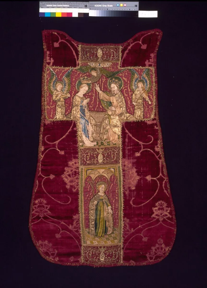 Chasuble Back with an Orphrey — Unknown