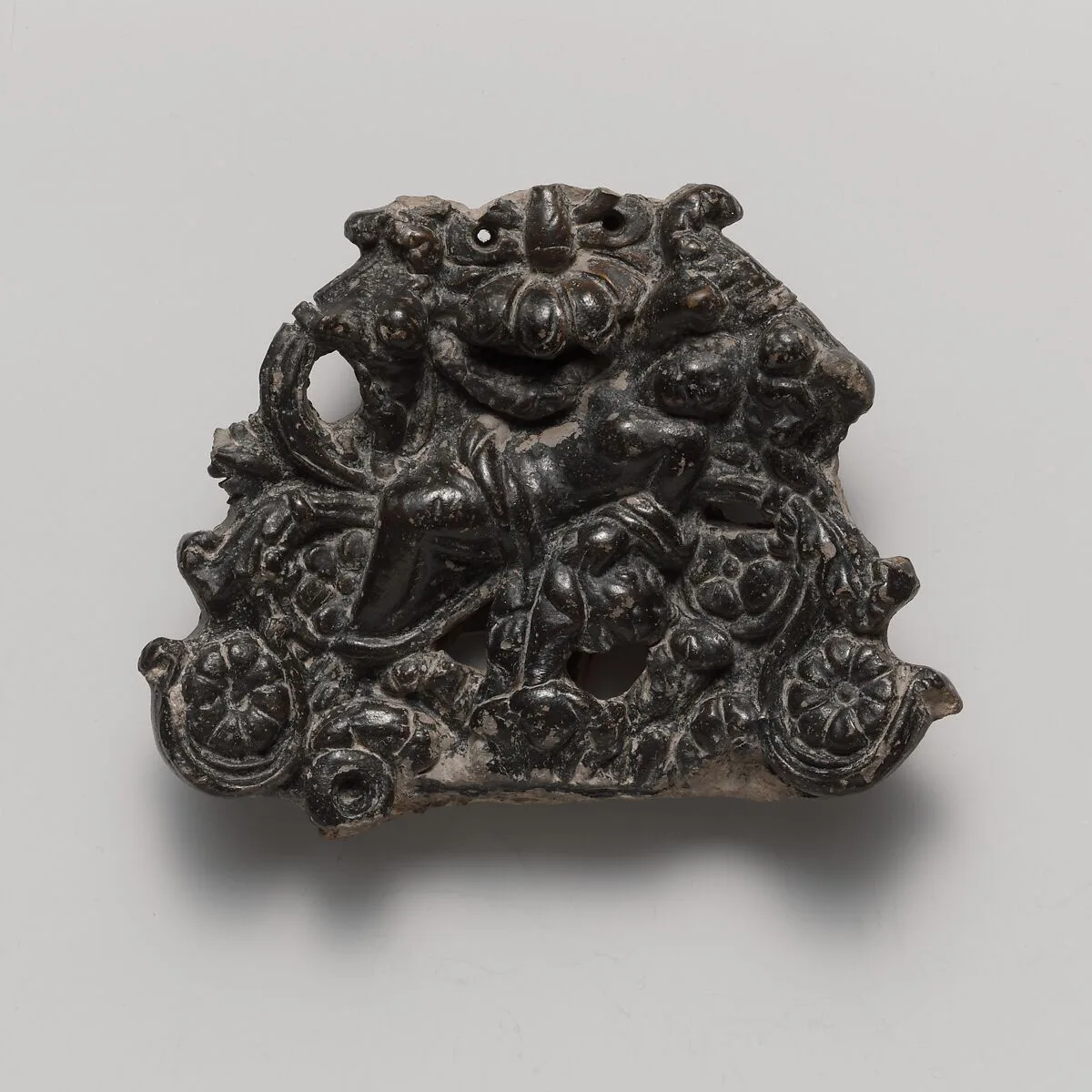 Terracotta handle — Unknown