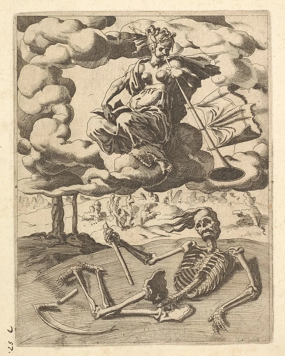 The Triumph of Fame from The Triumphs of Petrarch — Dirck Volckertsz Coornhert