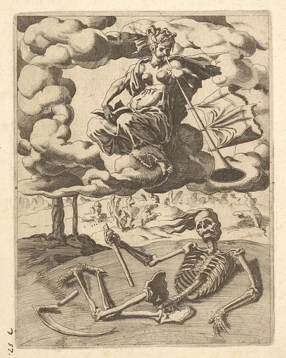 The Triumph of Fame from The Triumphs of Petrarch